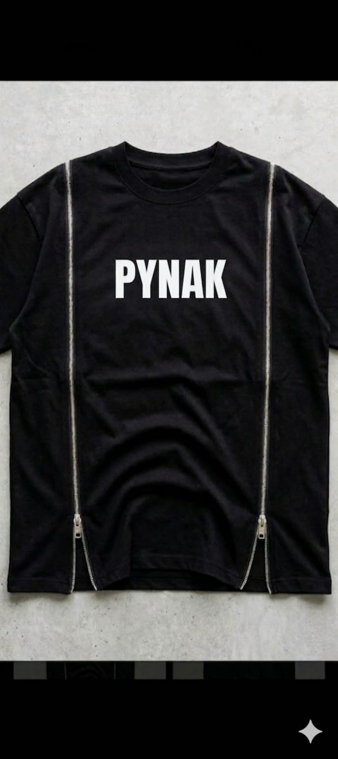 pynak special double zipper t shirt