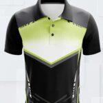 PYNAK Neon Hex-Strike Performance Polo | Advanced Moisture-Wicking Sportswear