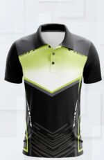 PYNAK Neon Hex-Strike Performance Polo | Advanced Moisture-Wicking Sportswear
