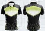 PYNAK Neon Hex-Strike Performance Polo | Advanced Moisture-Wicking Sportswear - Image 3