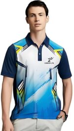 PYNAK 'Hydro-Volt' Abstract Graphic Polo | Premium Moisture-Wicking Activewear - Image 2