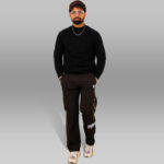 Pynak 'Volt-Edge' Streetwear Track Pants – Black with Neon Accents & Reflective Branding - Image 4